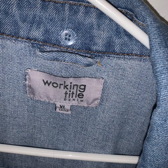 Distressed Jean Denim Jacket - Picture 3 of 4